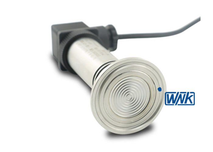 Tipo óleo da braçadeira de silicone sanitário do sensor da pressão - membrana nivelada enchida