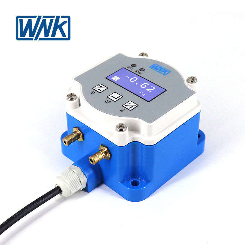 Transmissor de pressão diferencial do DP da precisão alta 4-20ma 0-10v RS485 para o ar