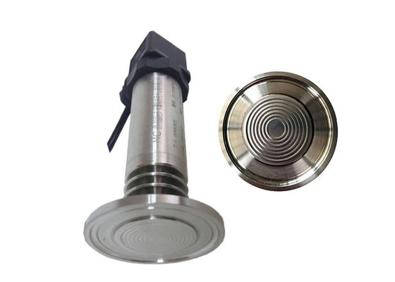 Tipo óleo da braçadeira de silicone sanitário do sensor da pressão - membrana nivelada enchida