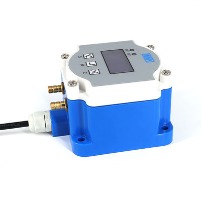 O LCD indica o transdutor de pressão diferencial de Digitas para a divisão da pressão negativa